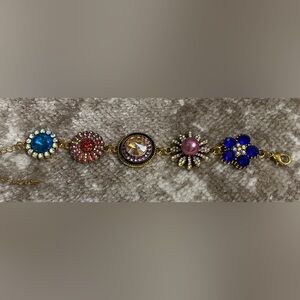 BOHO, Vintage, Unique Multicolor, Multi-stone Bracelet in Perfect Condition!!